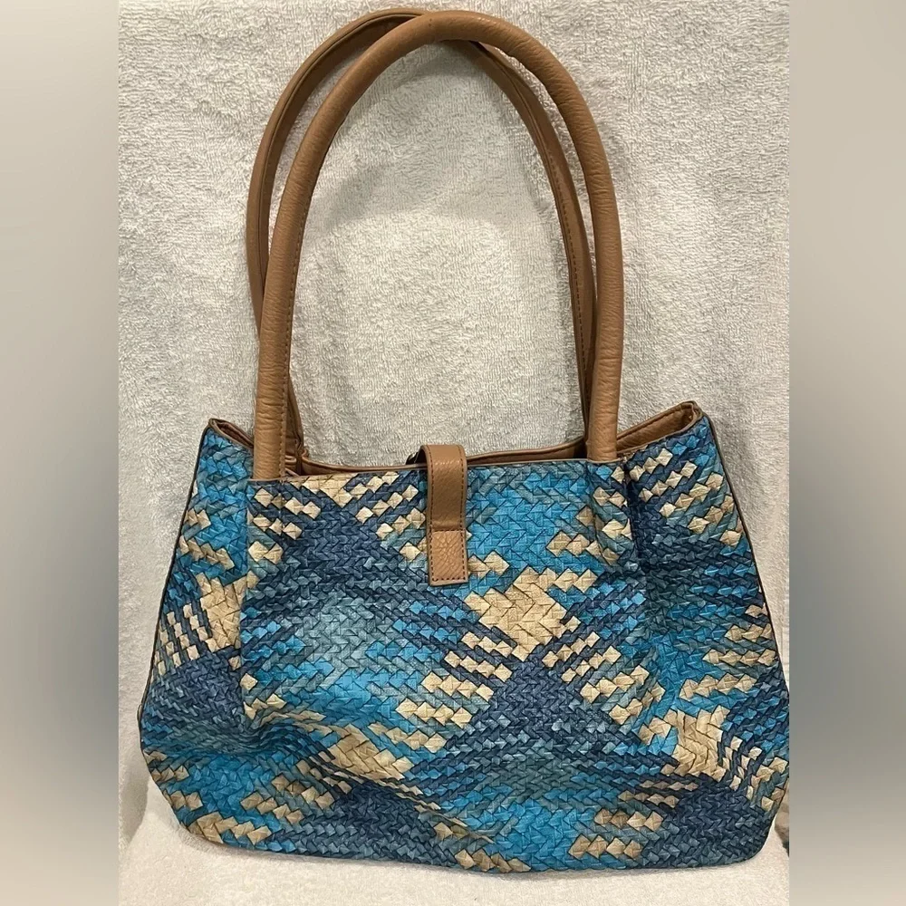 Beautiful women’s handbag blue bohemian